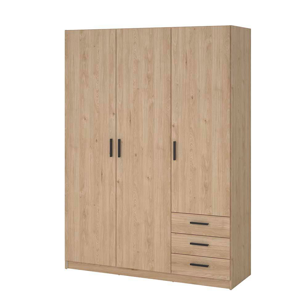 Clóset Dan con 3 Puertas y 3 Gavetas 147 x 49.8 x 200.4 Cm Color Café Claro