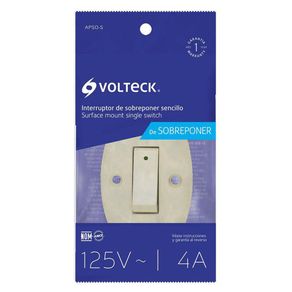 Interruptor Sencillo Marfil - Volteck