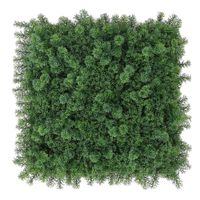Panel de Follaje Sintético Estilo Ciprés Verde 50 X 50 Cm