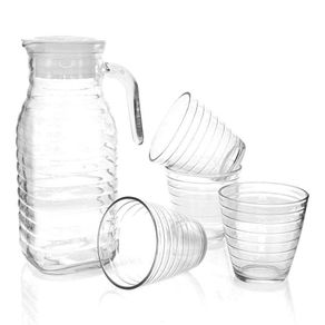 Set De Pichel Y Vasos 5 Pzas