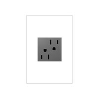 Tomacorriente Doble Adorne Gris