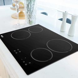Cooktop Eléctrico Acabado Negro 24plg