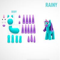 Set de 3 Latas de Arcilla Rainy