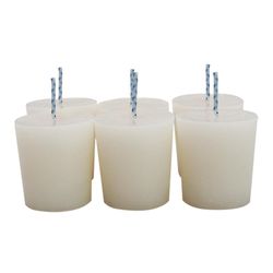 Set de 6 Veladoras Mini Pillars Aroma Magnolia