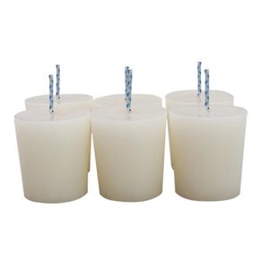 Set de 6 Veladoras Mini Pillars Aroma Magnolia