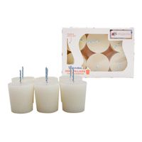 Set de 6 Veladoras Mini Pillars Aroma Magnolia