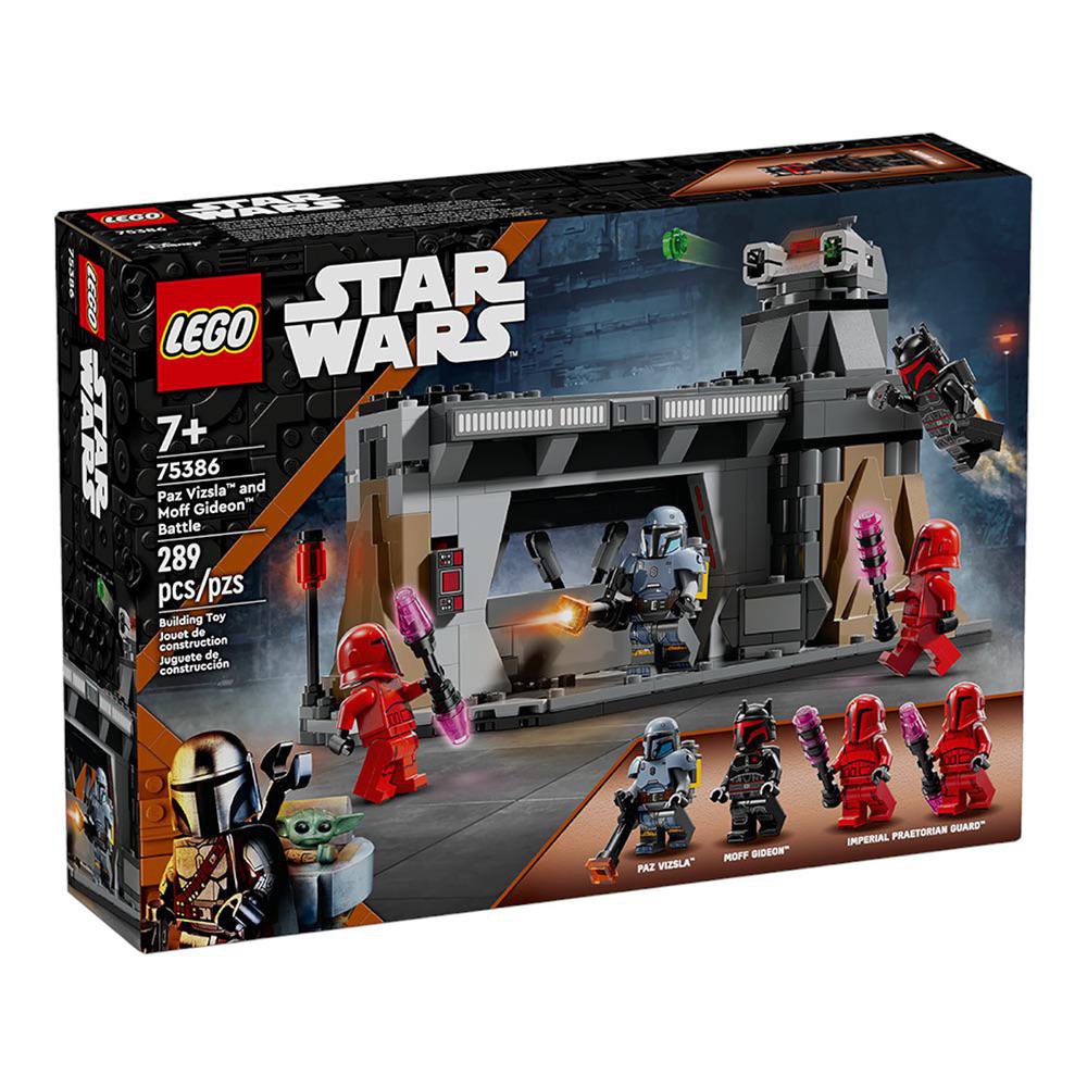 LEGO Star Wars Batalla entre Paz Vizsla y Moff Gideon #75386 de 289 Piezas