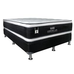 Set de Cama Colchón + Base Dinasty Plus - Varios Tamaños