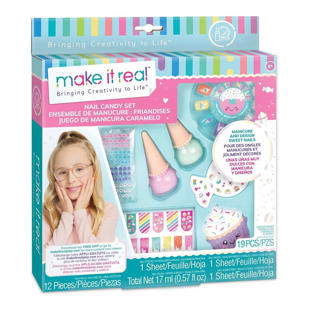 Set de Manicura Nail Candy de 19 Piezas para 8+ Años Set de uñas - Make It Real