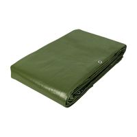 Lona Verde de Polietileno Impermeable y Resistente al Sol 6 X 9 M