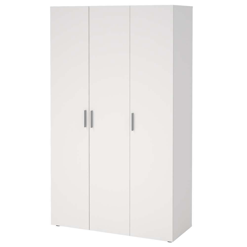 Armario Turin de 3 Puertas para Dormitorio de 49.8 x 118.1 x 200.9 cm Color Blanco