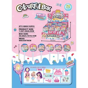 Dulces Sorpresa Colorful Box Diseños Surtidos