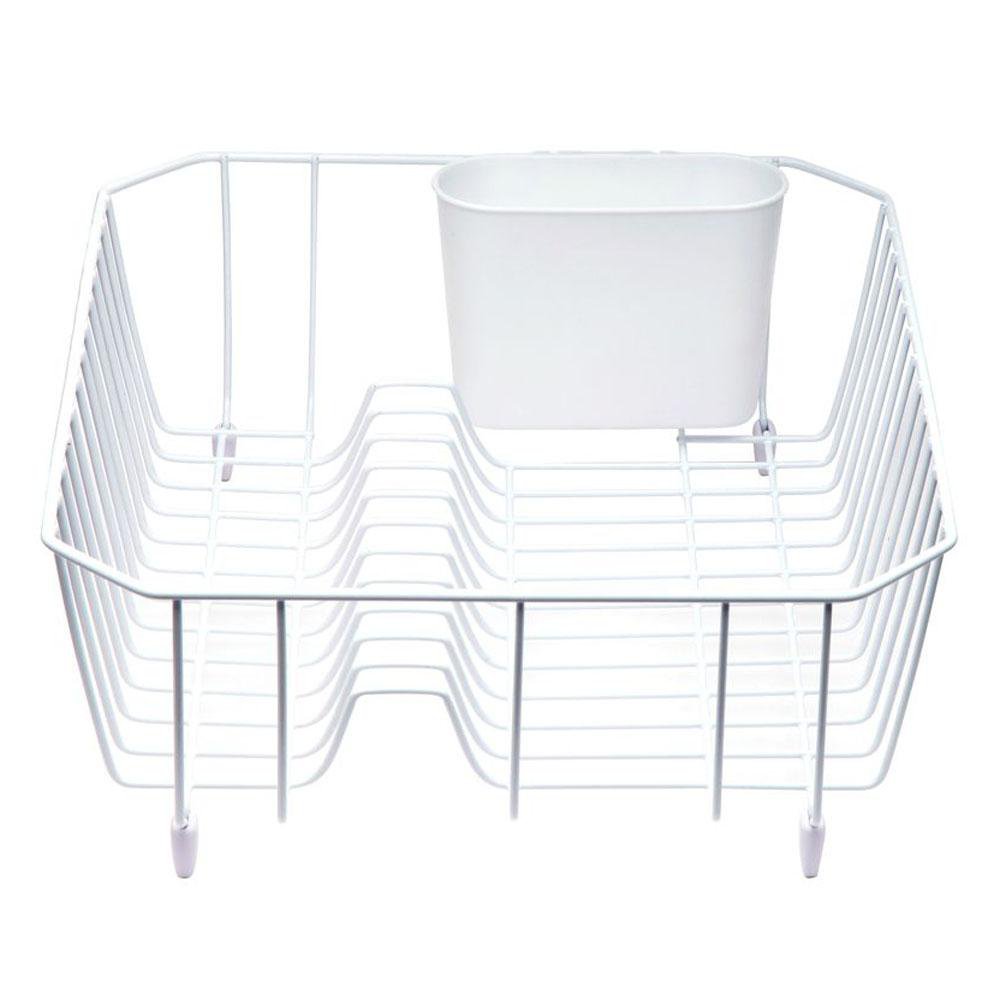 Escurridor de Platos Plástico 36.3 x 31.7 x 13.7 cm Blanco Escurridor para Platos de Plást…