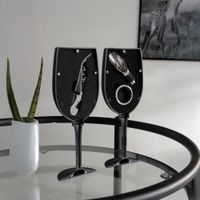 Accesorios para Vino en Forma de Botella 3 Pzas 9x9x23.5 Cm
