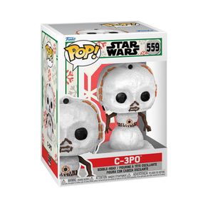 Figura Funko Pop! C-3PO Edición Navideña 9 Cm