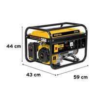 Generador Eléctrico Motor a Gasolina de 2500 W