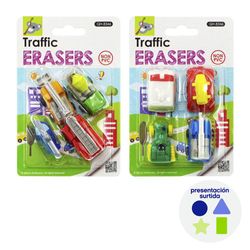 Set de Borradores Vehículos Diseños Surtidos