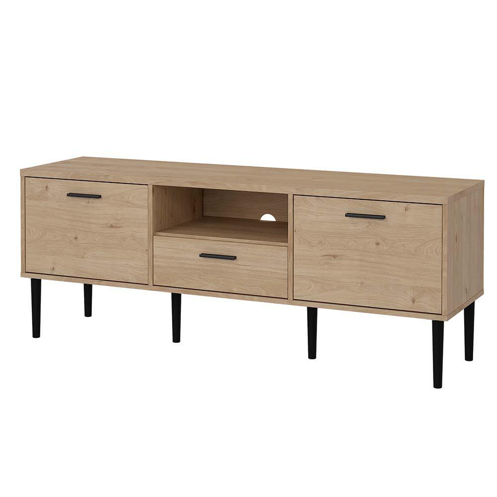 Mueble para TV Dan 147.2 x 39.8 x 56.8 cm Color Café Claro