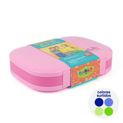 Lonchera Bento con Cubiertos para Niña Colores Surtidos