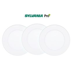 Set de 3 Paneles LED Redondos Empotrables Luz Día 18 W