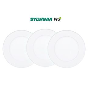 Set de 3 Paneles LED Redondos Empotrables Luz Día 18 W