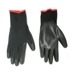 Guantes de Uso General de Poliuretano Negro Talla S