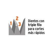 Serrucho Rapid 22 Plg , 7 Dientes por Pulgada, Mango Comfort Grip