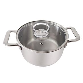 Olla de Acero Inoxidable con Tapa 26 Cm