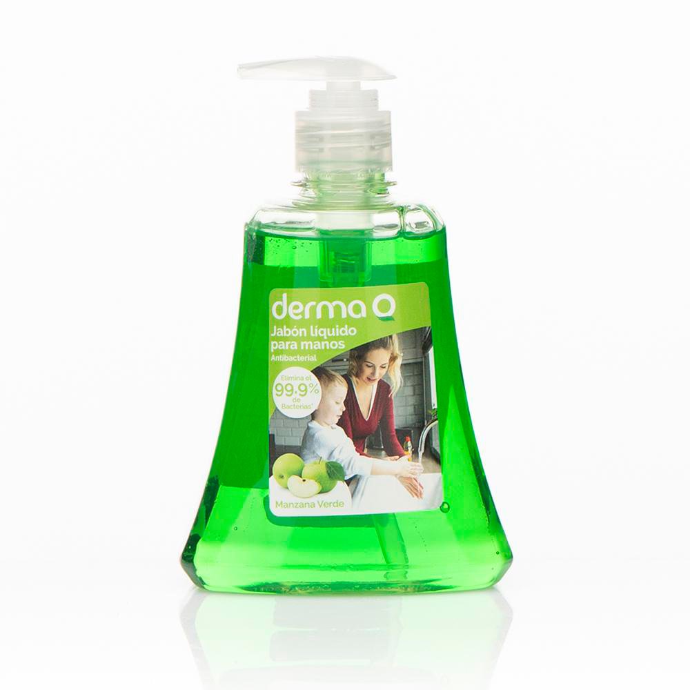Jabón Líquido Para Manos 440 Ml - Derma-Q Varios Aromas Manzana Verde