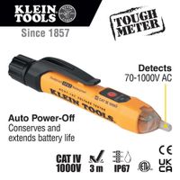 Probador de Voltaje Digital Klein Tools Ncvt-1Xt Resistente al Agua