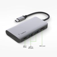Hub Multiconector 4 en 1