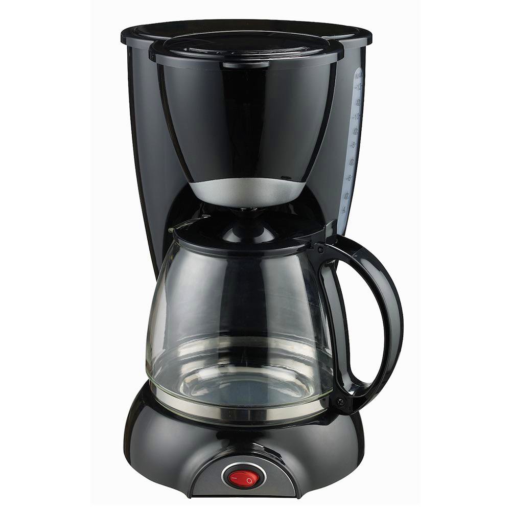 Cafetera con Jarra de Vidrio de 1.2 L 800 W Color Negro