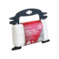 Lazo Trenzado de Nylon 50 Pies Blanco - Ace