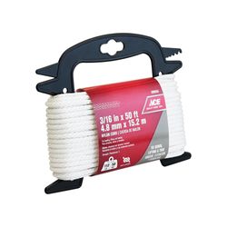 Lazo Trenzado de Nylon 50 Pies Blanco - Ace