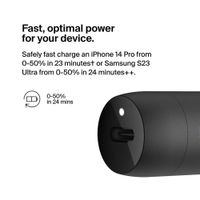 Cargador de Auto USB-C con Cable USB-C a USB-C 30 W Negro