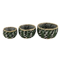 Set de 3 Canastas 25x25x14.5 Cm