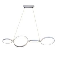 Lampara Colgante LED para Interior Aros Blanca