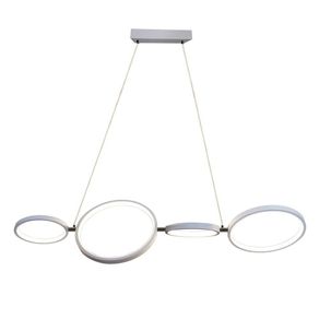 Lampara Colgante LED para Interior Aros Blanca