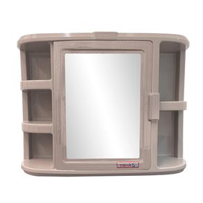 Mueble Plástico para Baño con Espejo Cocoa