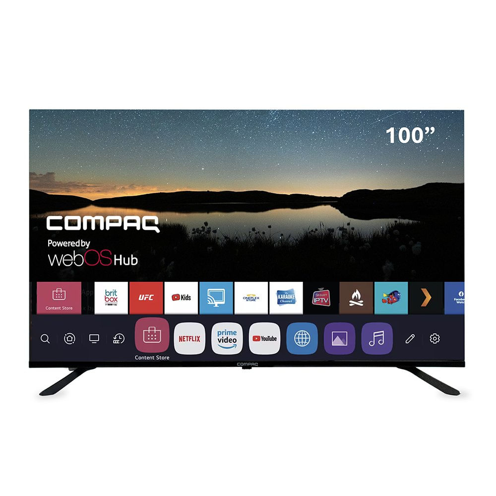 Televisor Smart de 100" QLED Ultra HD 4K con WebOS Hub