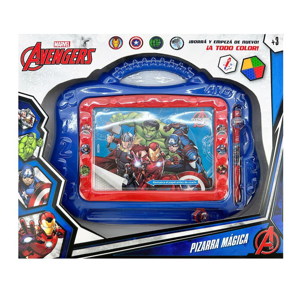 Pizarra Mágica de Avengers Dibuejos Coloridos con Lápiz Pizarra Magica con Colores Avengers
