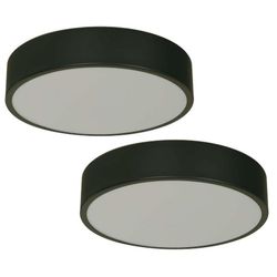 Set de 2 Plafones Modernos Negro