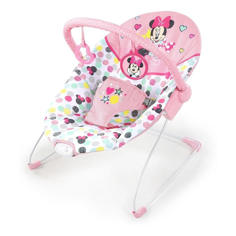 Sillita Tipo Mecedora Bouncer Diseño Minnie Perfect In Pink Bouncer Minnie Perfect In Pink