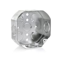 Caja Eléctrica Empotrable Octagonal De Metal - Volteck