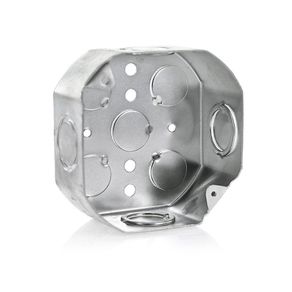 Caja Eléctrica Empotrable Octagonal De Metal - Volteck
