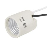 Socket E27 Porcelana Simple De Interior - Volteck