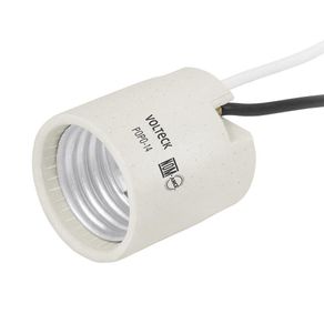 Socket E27 Porcelana Simple De Interior - Volteck