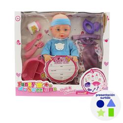 Muñeca Bebé con Accesorios