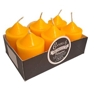 Set de Velas Votive Miel 6 Unidades - Pilandros
