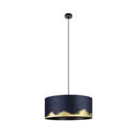 Lampara de Colgar Casuarita Negro y Dorado